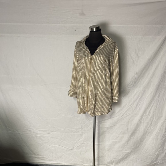 Anne Klein Tops - anne klein Women Top Long Sleeves Size 1X Brown Gold